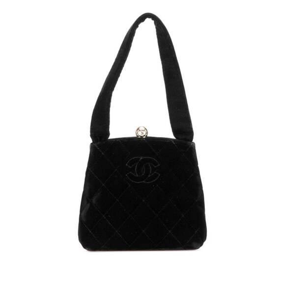 CHANEL Handbags - CHANEL Black Logo Bag